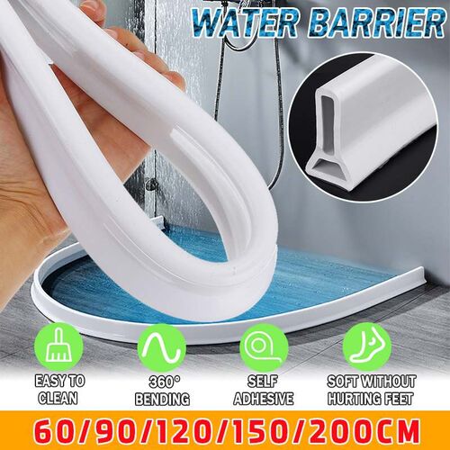Bathroom Water Stopper Flood Barrier Rubber Water Dam Wet an