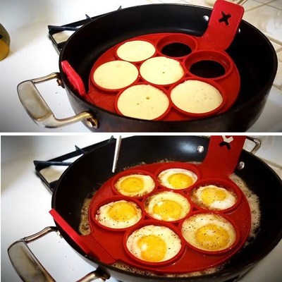 Nonstick Pancake Maker Mold Egg Ring Maker Kitchen Cooking T