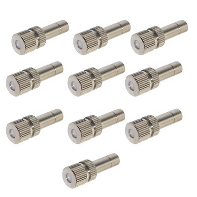 10Pcs Quick Pushing Metal Misting Nozzles Fogging Spray Spri