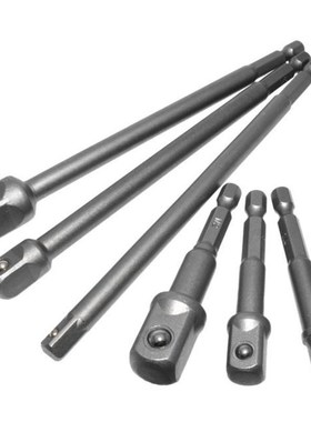 6pcs Power Drill Bit Extensions Shockwave Impact Grade Socke