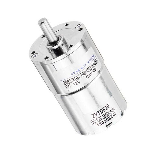 1Pcs ZGB37RG DC 12V 60rpm Reduction Motor DC Gear Motor 37mm