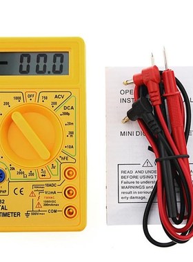 Digital Multimeter LCD DC AC Voltmeter Ammeter Ohm Professio