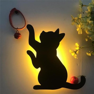 Led Projection Lamp 3D  Wall Lamp Sound Control  Lamp