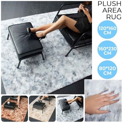 Plush Carpet for Living Room Fluffy Rug Thick Bed Room Carpe