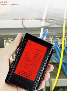 NF-468PF Network Cable Tester适用于 Ethernet LAN Cable PoE S