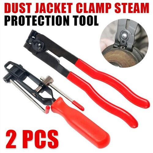 New 2pcs Red CV Boot Clamp Pliers Multi-functional Automobil