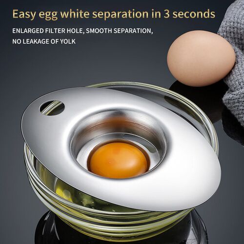 Stainless Steel Egg White Separator Tools Eggs Yolk Filter G