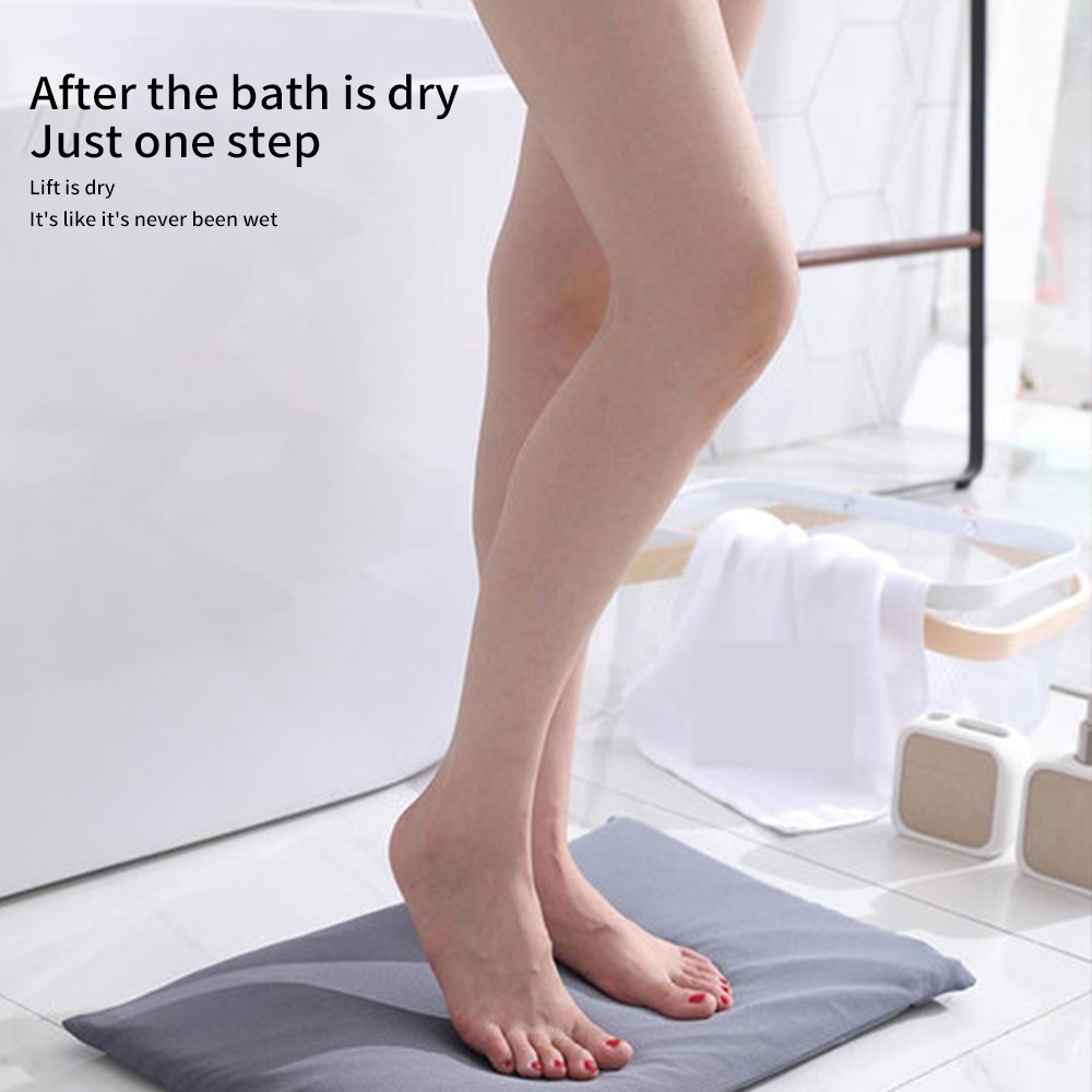 Quick-Drying Moisture Bath Mat Non-Slip Bath Mat Cushion Dia