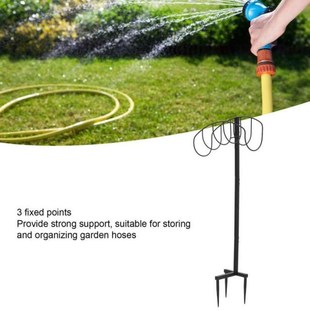 Hose Holder Stand Detachable Iron Garden Water Tube Storage