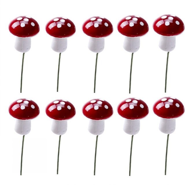 10pcs/bag Simulation Plants Mini Foam Delicate and Lovely Mu