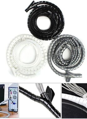 1M 10/25mm Cable Tidy Cord Wire Storage Organising Organizer