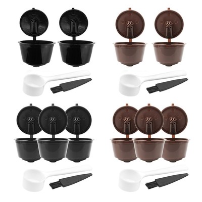 2/3pcs Reusable Coffee Capsule Filter Cup for Dolce Gusto Ho