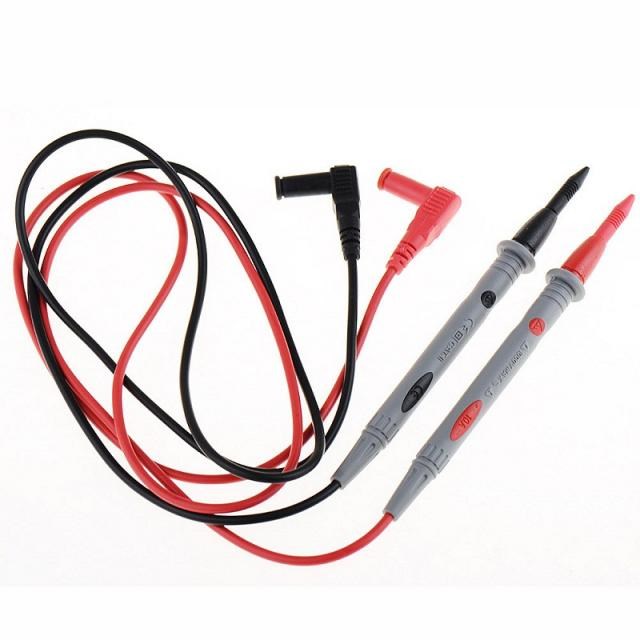 1 Pair Needle Tip Probe Test Leads Pin 适用于 Digital Multim