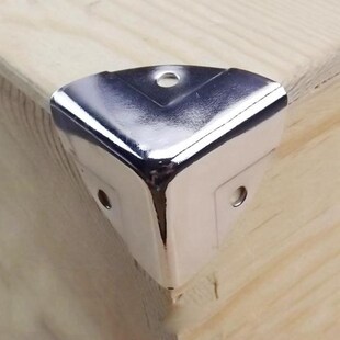 12Pcs Silver Cabinet Trunk Corner Protector Furniture Case B