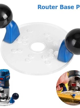 Router Base with Handles Palm Router Fixed-base Compact Guid