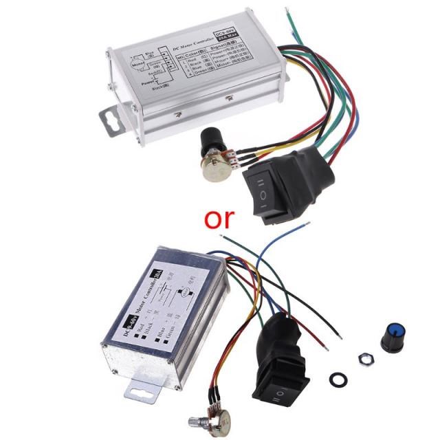 DC 12V 24V 36V 48V SoftStart Reversible Motor Speed Control