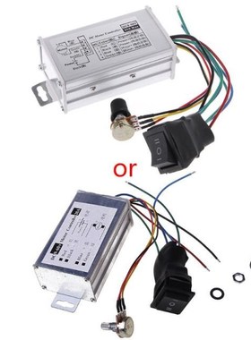DC 12V 24V 36V 48V SoftStart Reversible Motor Speed Control