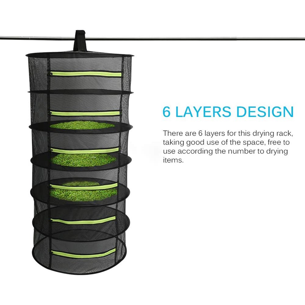 Heavy Duty Drying Rack Hanging Dry Net Foldable Drying Rack
