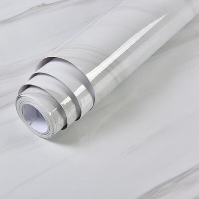 Modern Kitchen Stickers Waterproof Oilproof Classic Marble P