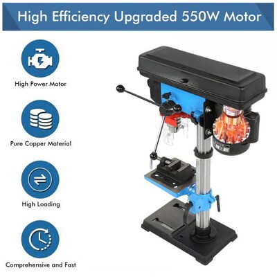 Electric Bench Drill  550W Adjustable Height Bench Drill Pre