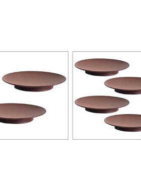 2 Pcs/4 Pcs Retro Candle Holders Plate Durable Iron Candlest