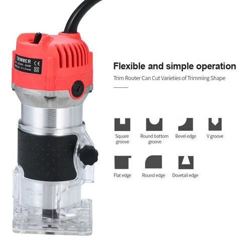 800W Woodworking Electric Trimmer Machine Wood Milling Engra