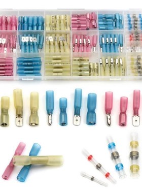 200PCS Shrinkage Solder Splice Terminator Set 22-10AWG Assor