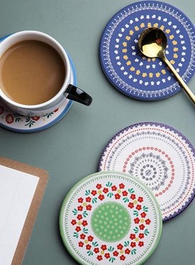 Natural Diatom Mud Coaster Coffee Mug Non-Slip Round Placema