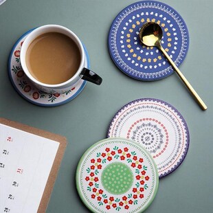 Natural Diatom Mud Coaster Coffee Mug Non-Slip Round Placema