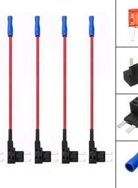 5pcs Car Fuse Add-A-Circuit Fuses TAP Adapter Mini Fuse Tap