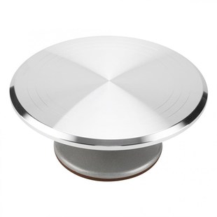 Turntable Rotating Aluminum Revolving Decorating Cake 12inch
