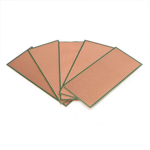 5 Pcs 6.5x14.5cm Stripboard Veroboard Uncut PCB Platine Sing