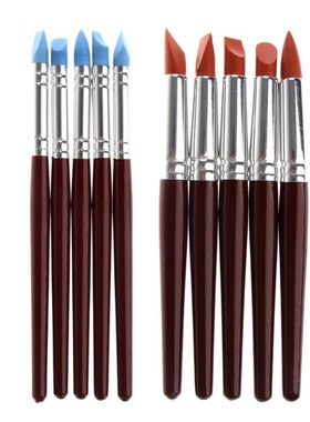 5 Pcs Clay Sculpting Wax Carving Pottery Tool Polymer Modeli