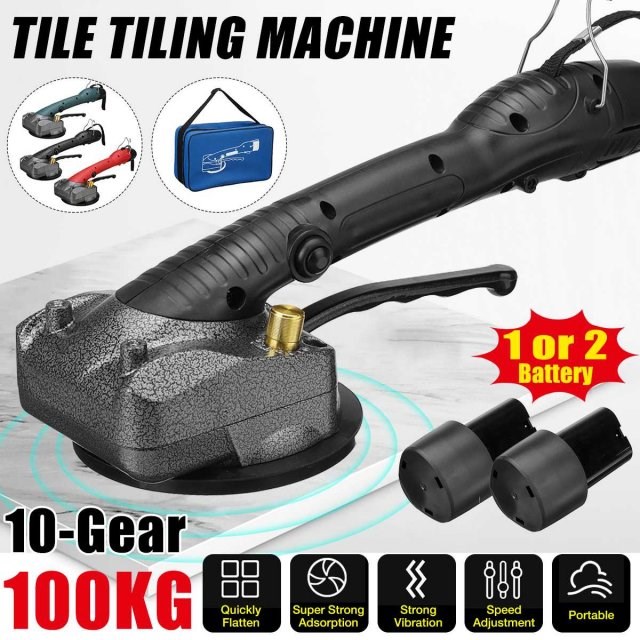 1000W Protable Tiling Tiles Machine Tile Vibrator Suction Cu