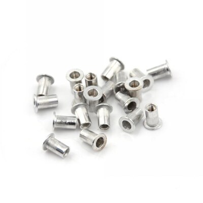 M4 M5 M6 M8 M10 Aluminum Alloy Rivnut Flat Head Threaded Riv