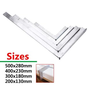 Carbon Steel 90 Degree Angle Corner Square Ruler Wide Base G