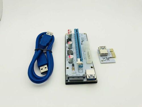 6PCS 008S USB3.0  PCI-E Riser PCI Express 1x to 16x Riser Ca