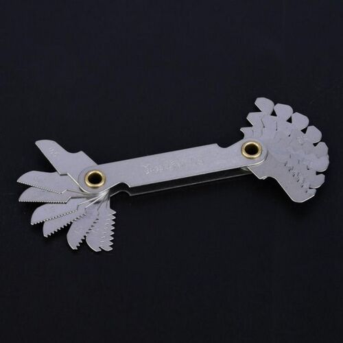 Metric 60 Degree Stainless Steel Screw Measuring Thread Pitc