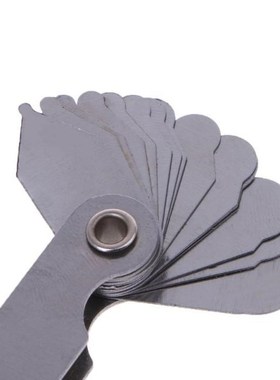 32pcs/set R1-6.5A7C10 Stainless Steel Radius Gauge Fillet Ga