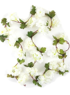 2.2M 25LED Leaf-Shaped Handmake Artificial Green Leaves Ligh