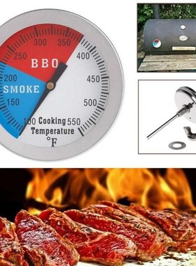 New 0-550 Celsius Stainless Steel Barbecue BBQ Smoker Grill