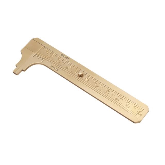 Caliper Ruler Gauge Vernier Rulers Double Slidng 1pcs 100mm
