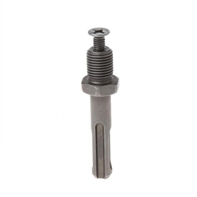 12.4mm Male Thread Carbon Steel Round Shank Drill Chuck Adap