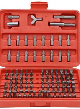 High quality 100Pcs Chrome Security Bit Tool Set Torx Hex Dr