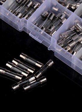 100pcs 5x20mm DIY Quick Blow Glass Tube Fast-blow Fuses  Ass