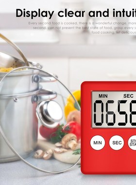 Super Thin LCD Digital Screen Kitchen Countdown Timer Magnet