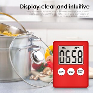 Super Thin LCD Digital Screen Kitchen Countdown Timer Magnet