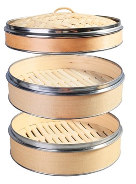 Thick Stainless Steel Side Steamer, Steamed Cedar Steamed Bu