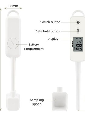 High-precision Salinity Meter Food Brine Salinity Kitchen So