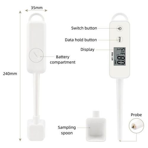 High-precision Salinity Meter Food Brine Salinity Kitchen So